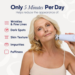 Glidelif sculpting device for facial massage, similar to Skincil Multi-Sculptor, for lifting and cleansing the skin