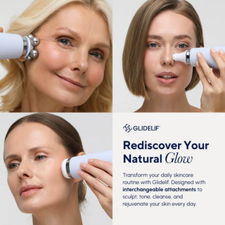 Glidelif Multi sculptor device for facial massage, similar to Facify, for lifting and cleansing the skin
