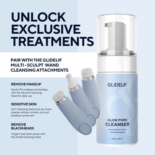 Glide Pure Cleanser by Glidelif Multi-Sculpt Wand 