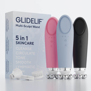 Glidelif Multi-Sculpt Wand - multifunctional lymphatic massage Multi Sculptor for facial care, alternative to Facify Beauty Wand