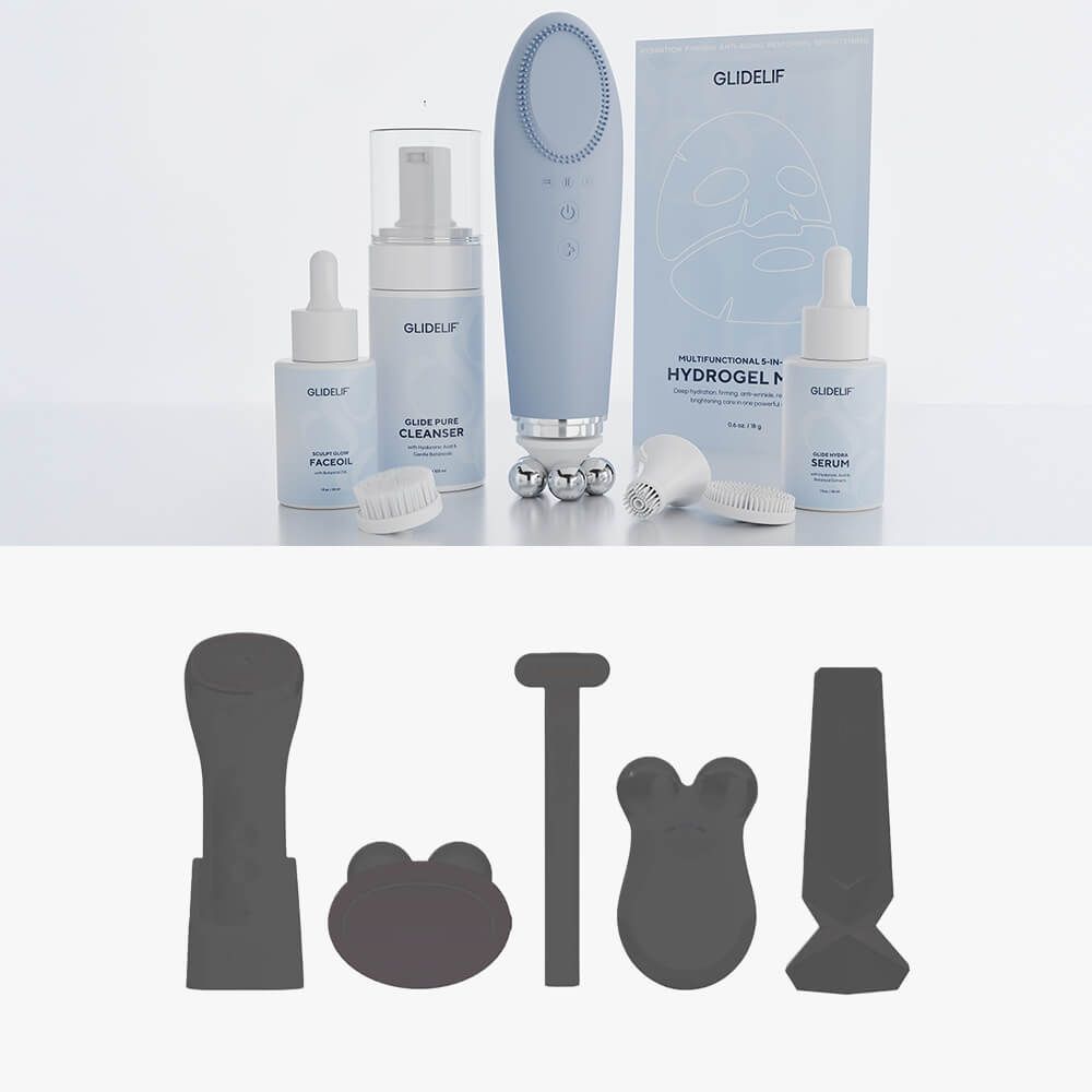 Glidelif 5-in-1 Multi-Beauty Wand – Sculpt, Lift & Cleanse – GLIDELIF